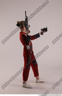 DENISA WITH TWO GUNS